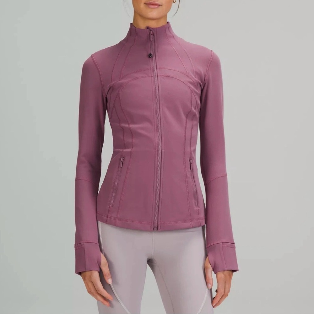 Lululemon Define Jacket - Vintage Plum Luon Fitted - Thumbholes - Size 8
